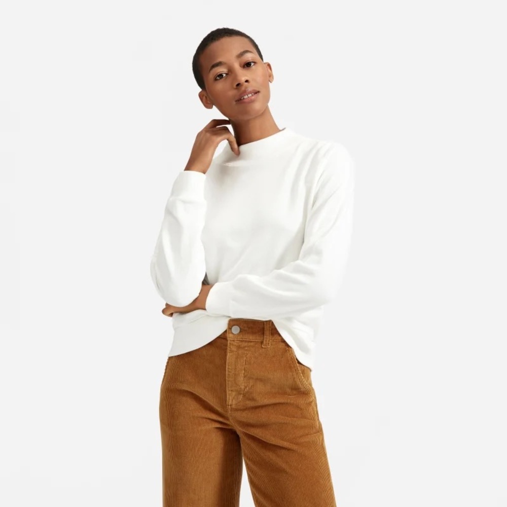 Everlane Lightweight French Terry Mockneck
